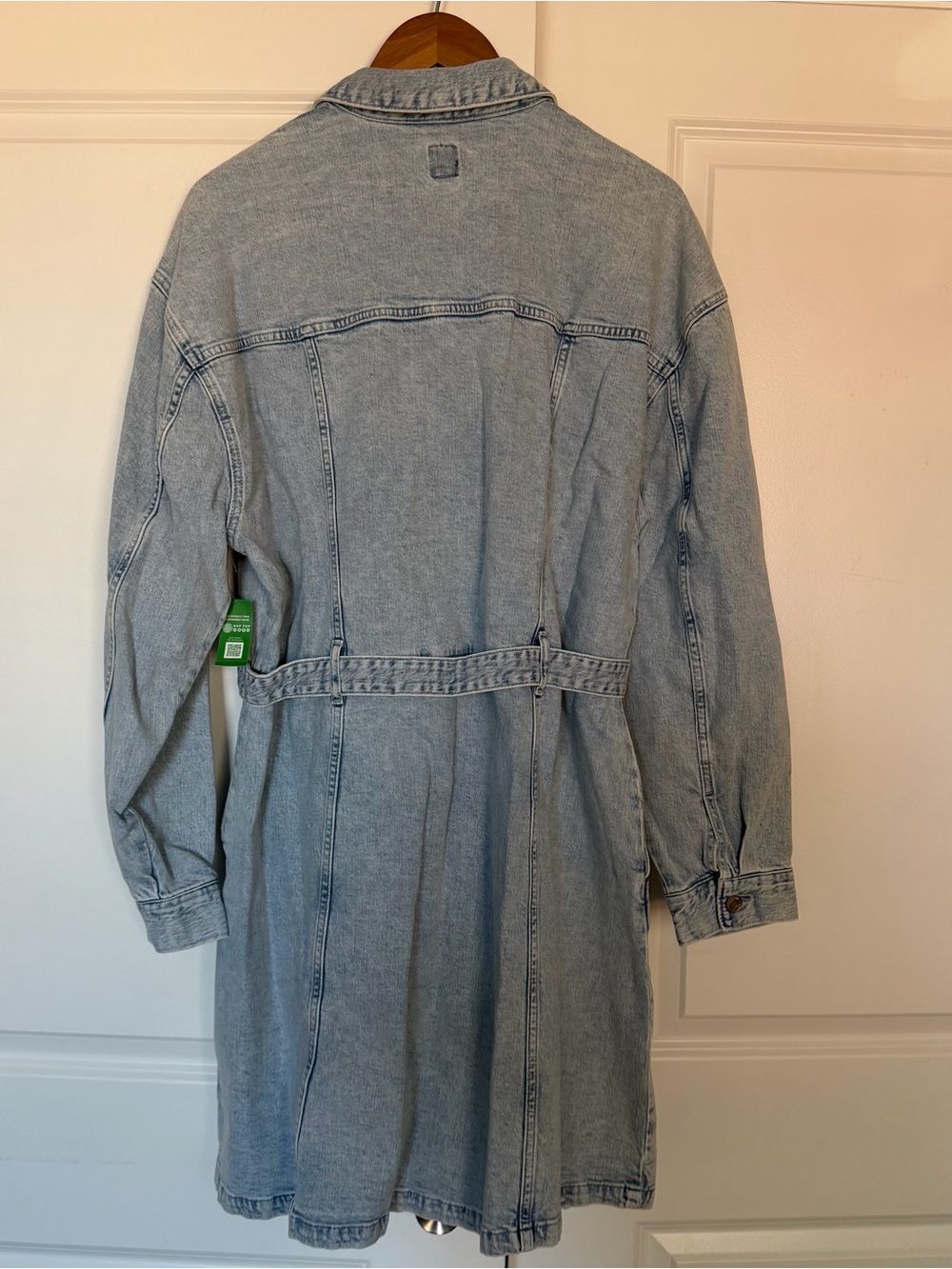 GAP Tall Belted Denim Mini Dress - Picture 8 of 9